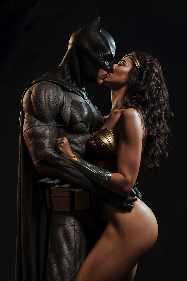 Batman & Wonder Woman  ~ Art by Gryephon ~