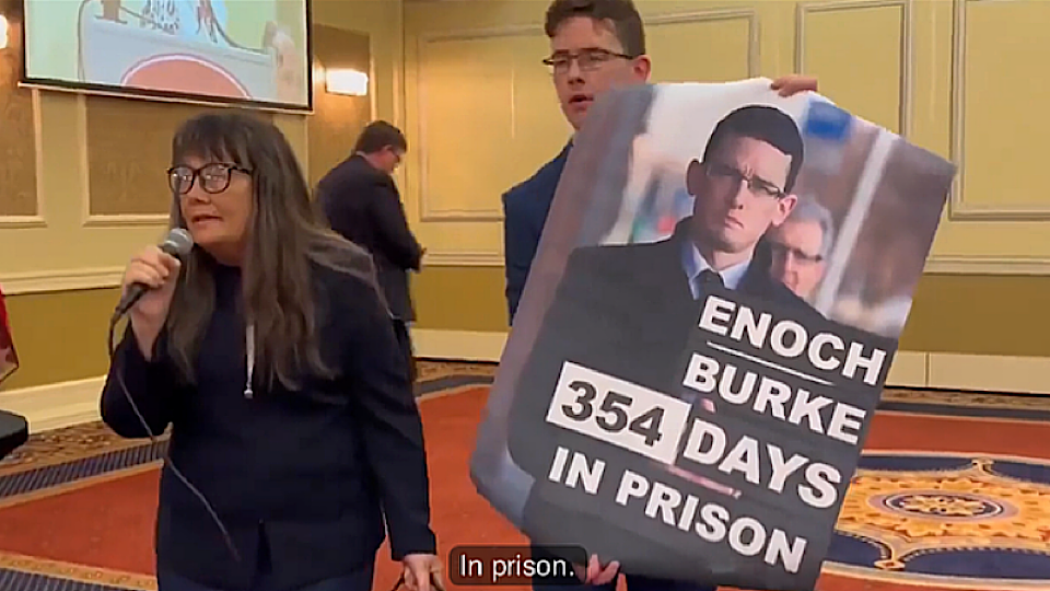 VIDEO: Burke family disrupt Church of Ireland Synod