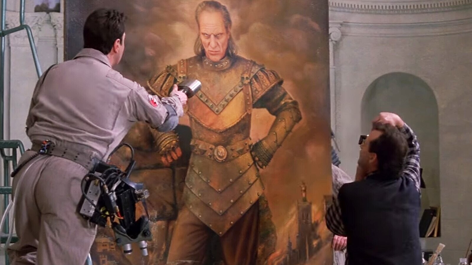 People Are Comparing the King Charles Portrait to the Cursed ‘Ghostbusters’ Painting