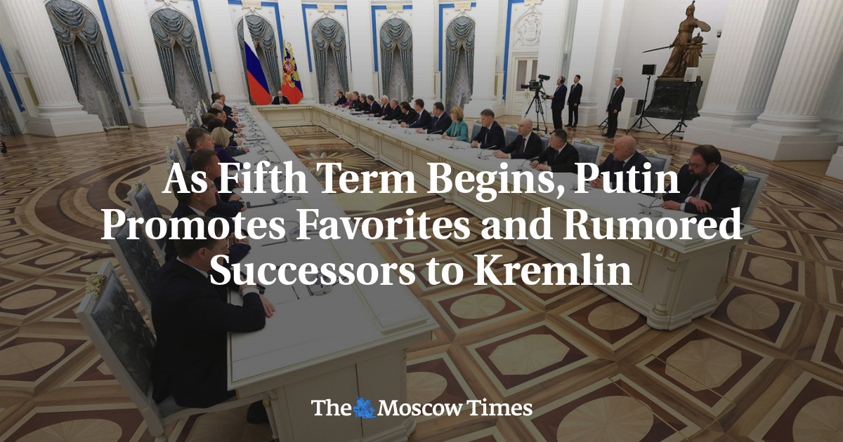 As Fifth Term Begins, Putin Promotes Favorites and Rumored Successors to Kremlin