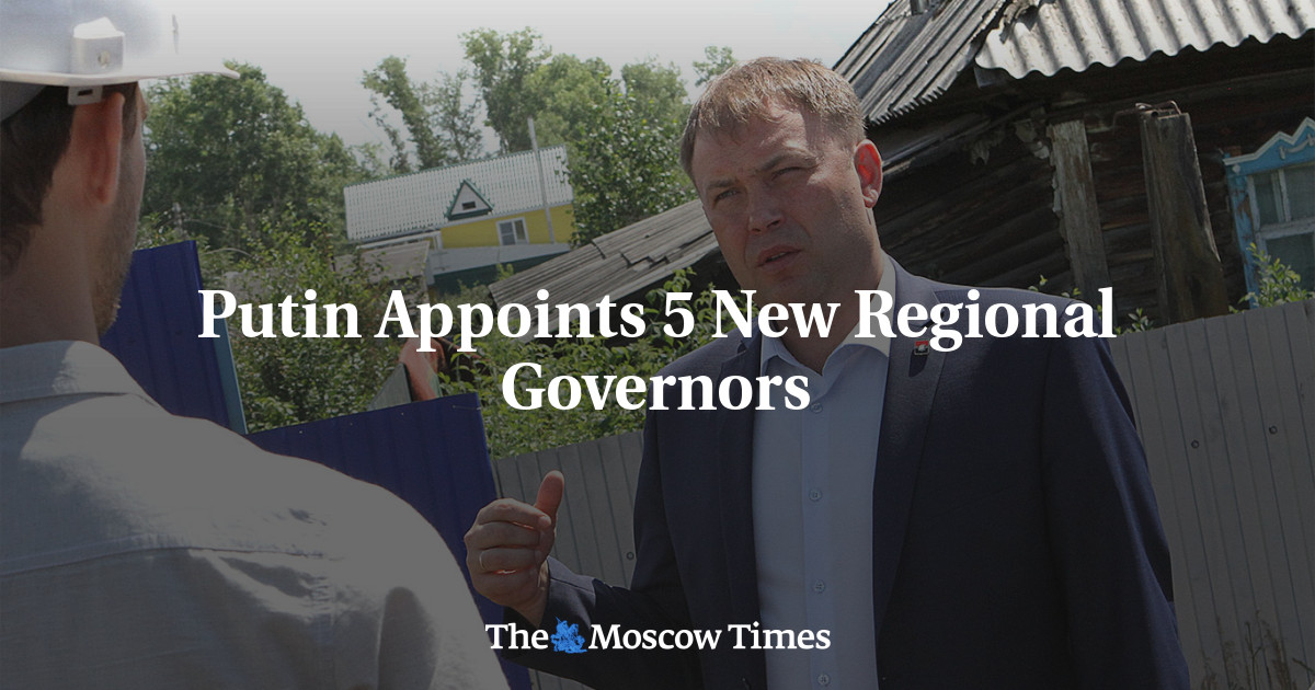 Putin Appoints 5 New Regional Governors