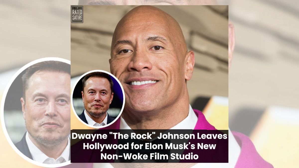 The Rock Left Hollywood for Elon Musk's 'Non-Woke' Studio?