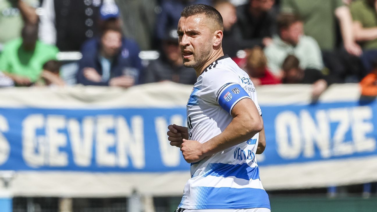 One club, 17 seasons and a second-hand car: Bram van Polen's final game for PEC Zwolle