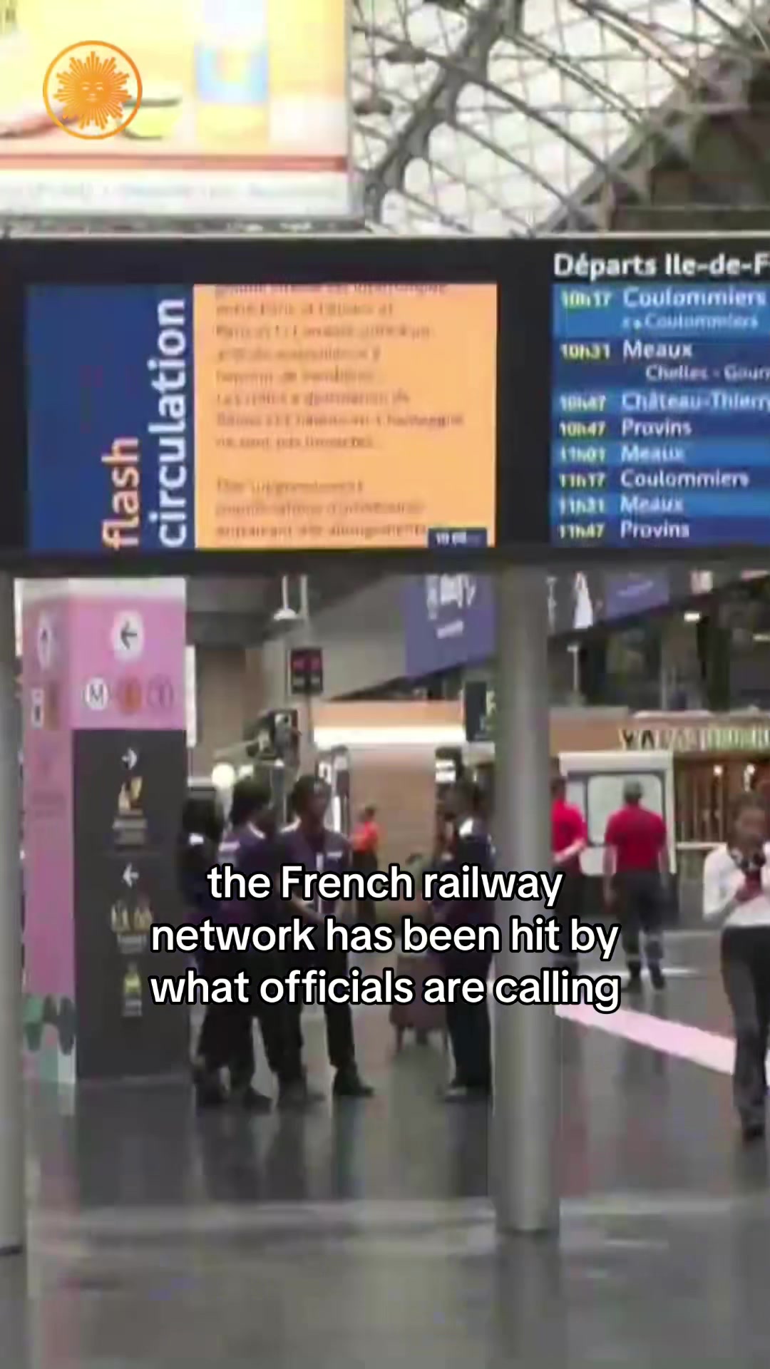 France's high-speed rail system was hit by several acts of "criminal" vandalism Friday, disrupting travel as thousands of people flock to Paris for the Opening Ceremony of the 2024 Summer Olympics. #olympics #parisolympics #paris2024 #olympicgames